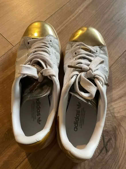 Photo of free Adidas Stan smith gold size 4 (Barnwell) #1