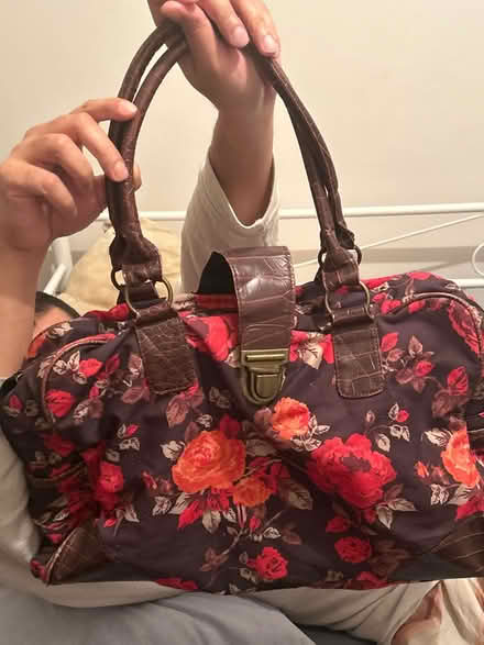 Photo of free Floral weekend bag (Wellingborough NN8) #1