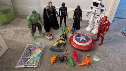 Photo of free Boys figures, dinosaurs, robot, bop it (Deganwy LL31) #1
