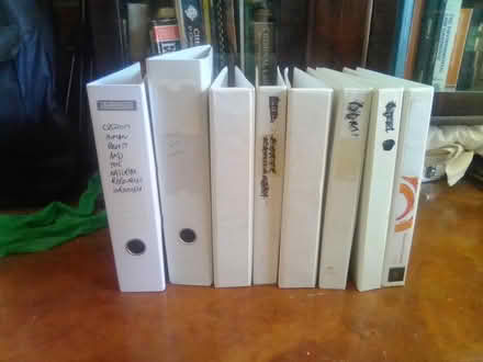 Photo of free 8 x white folders (bega) #1