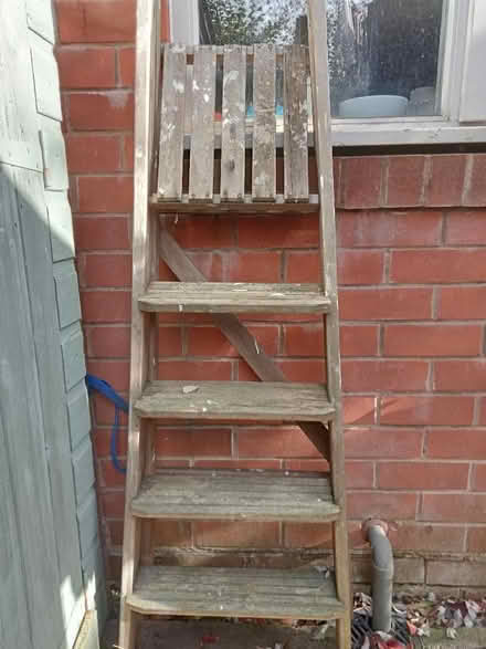 Photo of free Wooden step ladders (Frankwell SY3) #1