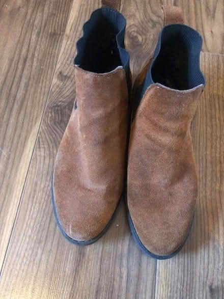 Photo of free Ladies tan suede ankle boots (Cavendish DE23) #1