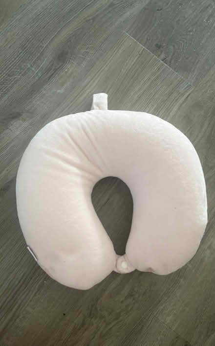 Photo of free Pink & White Polar Bear Neck Pillow (Ha1) #2