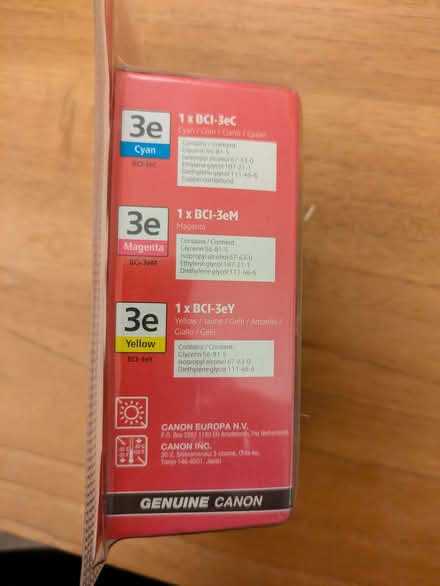 Photo of free Cannon 3e ink multi-pack (Old Road OX3) #2