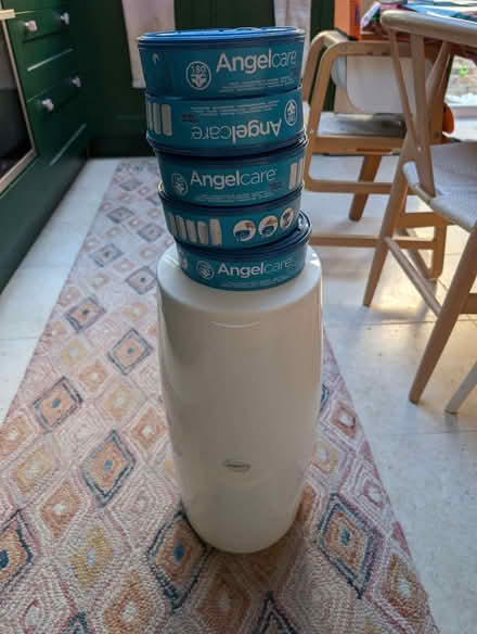 Photo of free Angelcare Nappy Bin and 5x Cassettes (Richmond TW10) #1