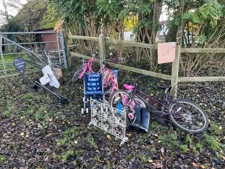 Photo of free Bikes, lamps, golf clubs, etc (Calcot RG31) #1