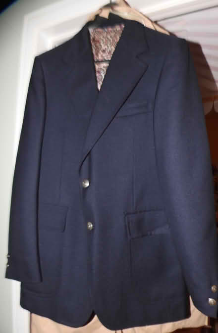 Photo of free Men's Navy Blazer/Jacket (Mavis and Rathburn) #1