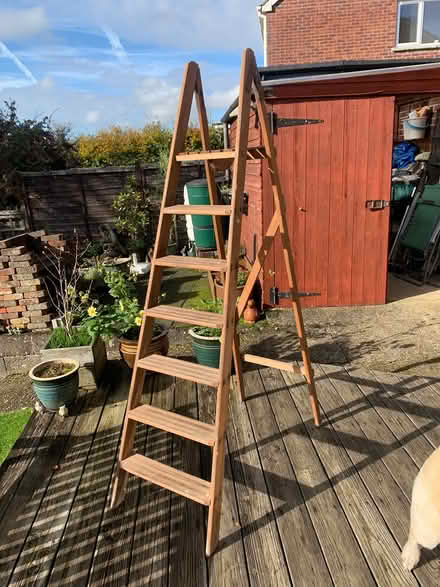 Photo of free Wooden step ladder 6’6” (RG14) #1