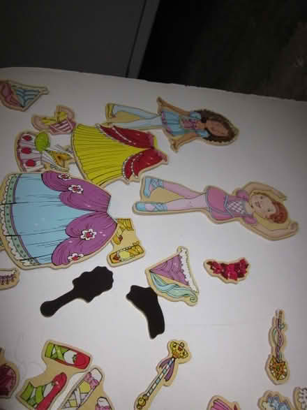 Photo of free Magnetic Dress-Up Wooden Doll (Albemarle Fields Newton) #1
