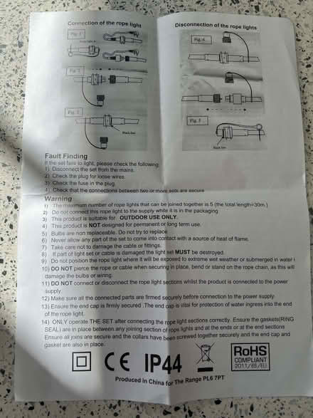 Photo of free 6M Extendable Rope Light (Mill Green AL7) #3