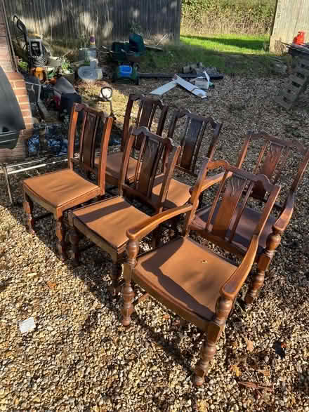 Photo of free Six dining chairs (Calcot RG31) #2