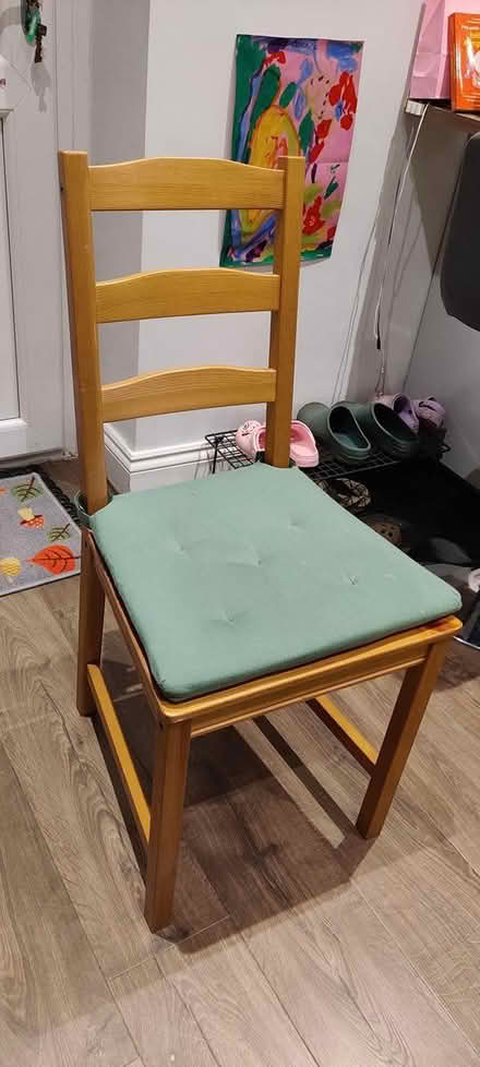 Photo of free Four Wooden Ikea Chairs (Willowbrae, EH8) #1