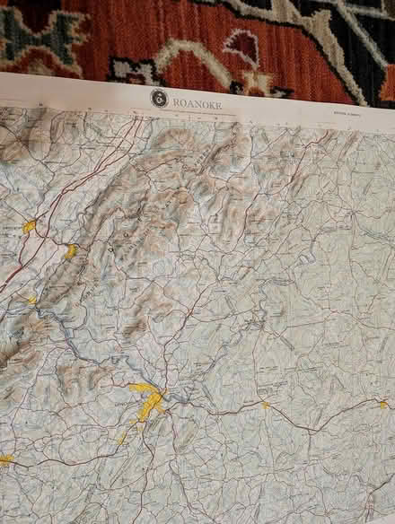Photo of free Topographical Map, Roanoke area (Oyster Point) #2