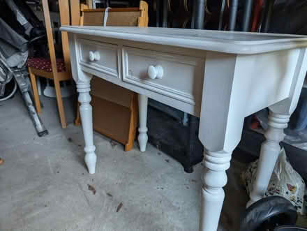 Photo of free Small table with 2 drawers (S6 hillsborough) #1
