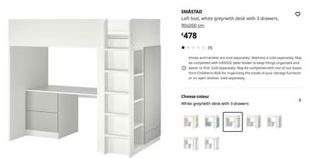 Photo of free Ikea SMÅSTAD Loft Bed (Cumnor OX2) #1