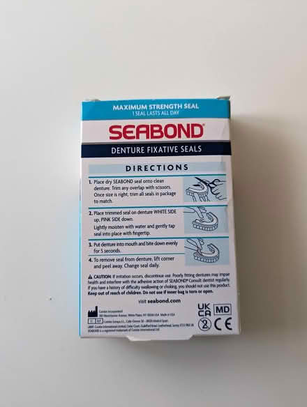 Photo of free Seabond denture fixative seals (Loose, Maidstone) #2