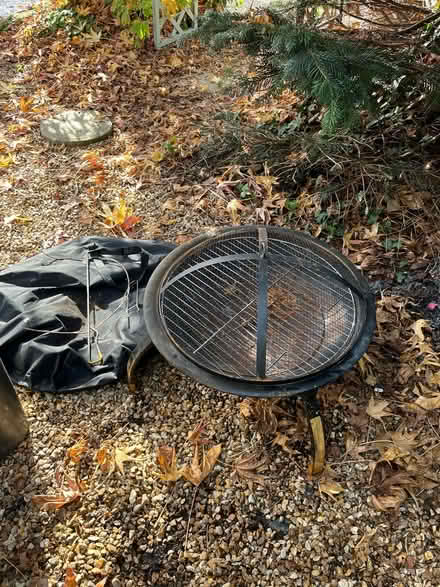 Photo of free BBQ fire pit and bag (Southbourne) #1