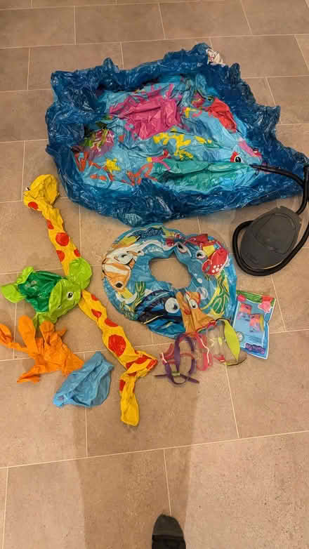 Photo of free Paddling pool, goggles, swimming arm bands and pump (Deganwy LL31) #1