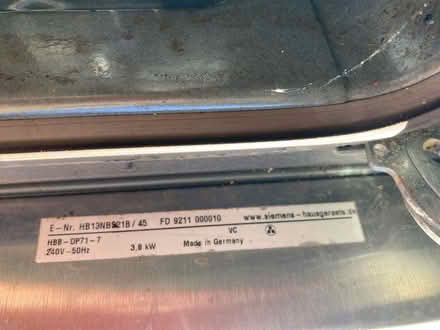 Photo of free Siemens Double Oven (Plumpton near Lewes) #2