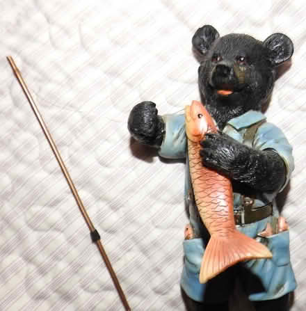 Photo of free Bear with fish (Mavis and Rathburn) #3