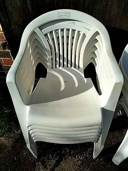 Photo of free Plastic Garden chairs (Rottingdean BN2) #1