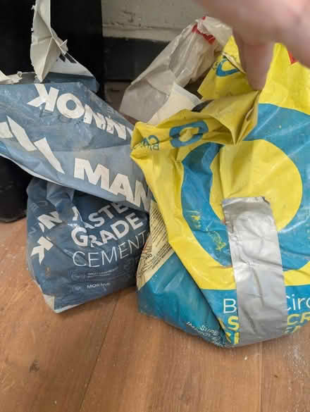 Photo of free 2 small bags open cement (Maidstone ME15) #1