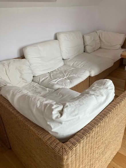 Photo of free Versatile (modular) rattan sofa (Wallingford OX10) #1