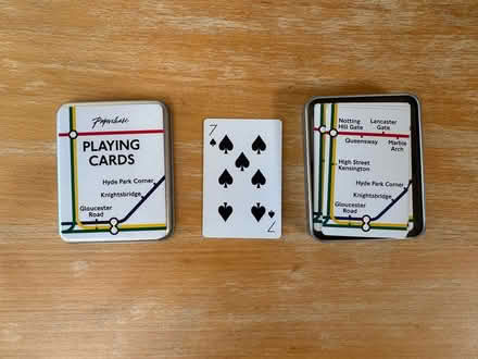 Photo of free Tube Themed Playing Cards (Elephant & Castle SE1) #1