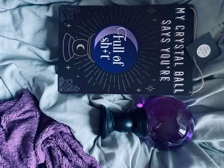 Photo of free crystal ball and sign (Loughborough LE11) #1