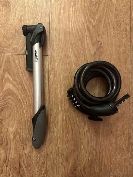 Photo of free Bike pump & bike lock (Handforth, SK9) #1