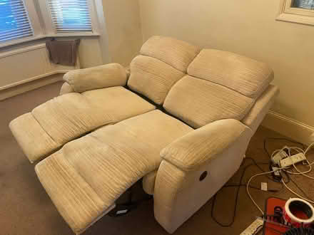 Photo of free Two seater recliner sofa (Barton road) #1
