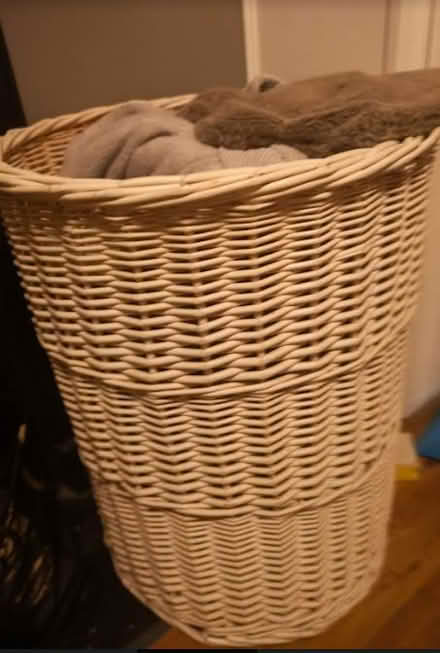 Photo of free Wicker Laundry Basket (Dun Laoghaire) #1