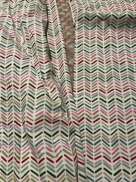 Photo of free Zigzag curtains / material (Hampden Park) #1