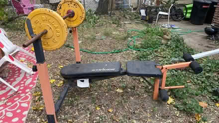 Photo of free Benchpress, and weights (East Somerville) #3