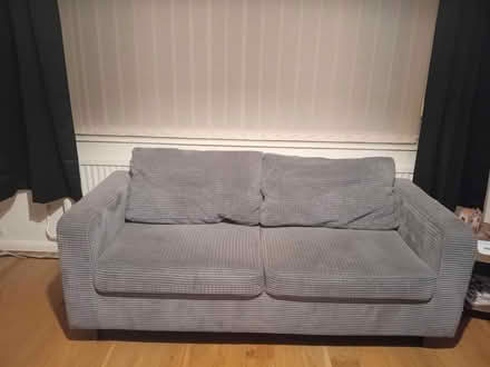 Photo of free 3 seater grey sofa (MK41) #1