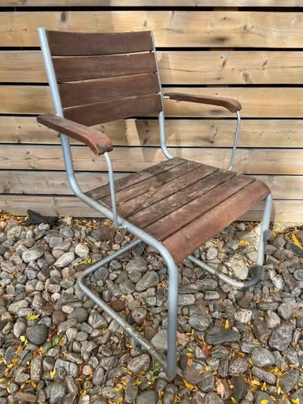 Photo of free Ikea stacking patio chairs (Roncesvalles) #1
