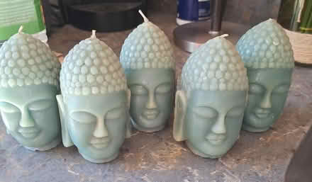 Photo of free Vintage 5 Budda green candles (Southeast Wheaton) #1