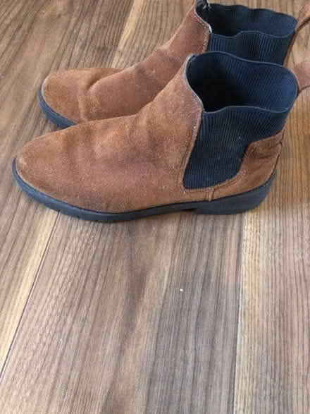 Photo of free Ladies tan suede ankle boots (Cavendish DE23) #2