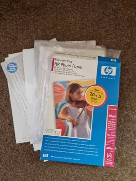 Photo of free HP Photo Paper for inkjet (Pitstone LU7) #1