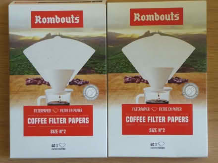 Photo of free Two packets of Rombouts No2 Size Coffee Filters (Caldecott OX14) #1
