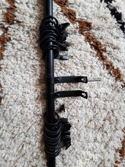 Photo of free Curtain pole, black thin metal (BS16) #2