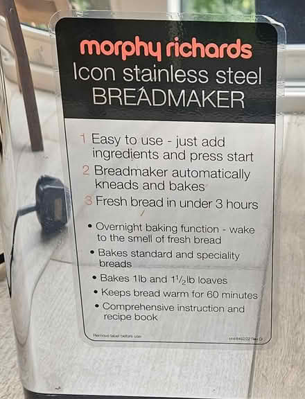 Photo of free Bread Maker (CV5) #4