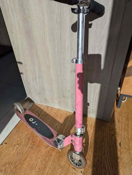 Photo of free Micro scooter with fold button needing repair (Long Ditton KT7) #1