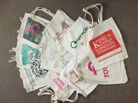 Photo of free 10 x reusable cotton tote bags (Wickford, Essex SS11) #1