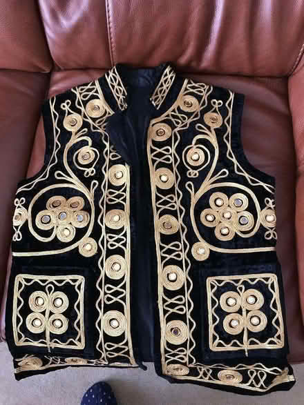 Photo of free Gold braided sleeveless jacket (with mirrors) (Cookridge LS16) #1