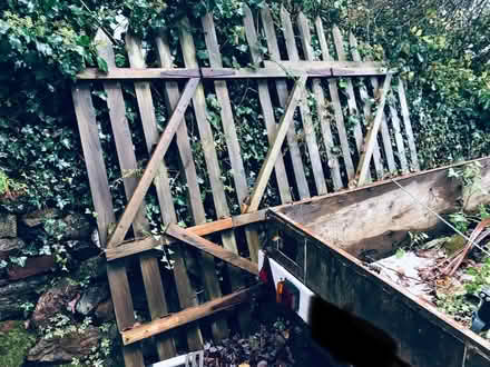 Photo of free Large wooden garden gate (Calstock PL18) #1