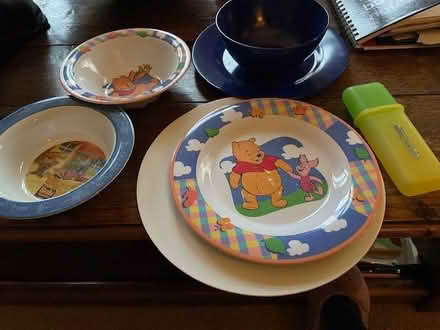 Photo of free Plastic plates, bowls etc (Lyncombe) #1