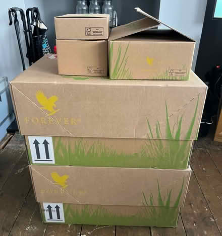 Photo of free Selection of sturdy cardboard boxes for packing or storage (Eastbourne BN23) #1