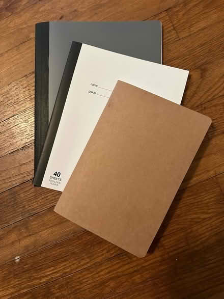 Photo of free Three notebooks (Long Beach/Lakewood) #1