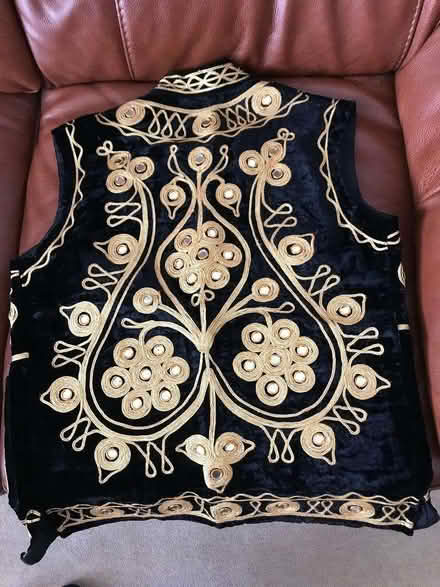 Photo of free Gold braided sleeveless jacket (with mirrors) (Cookridge LS16) #2